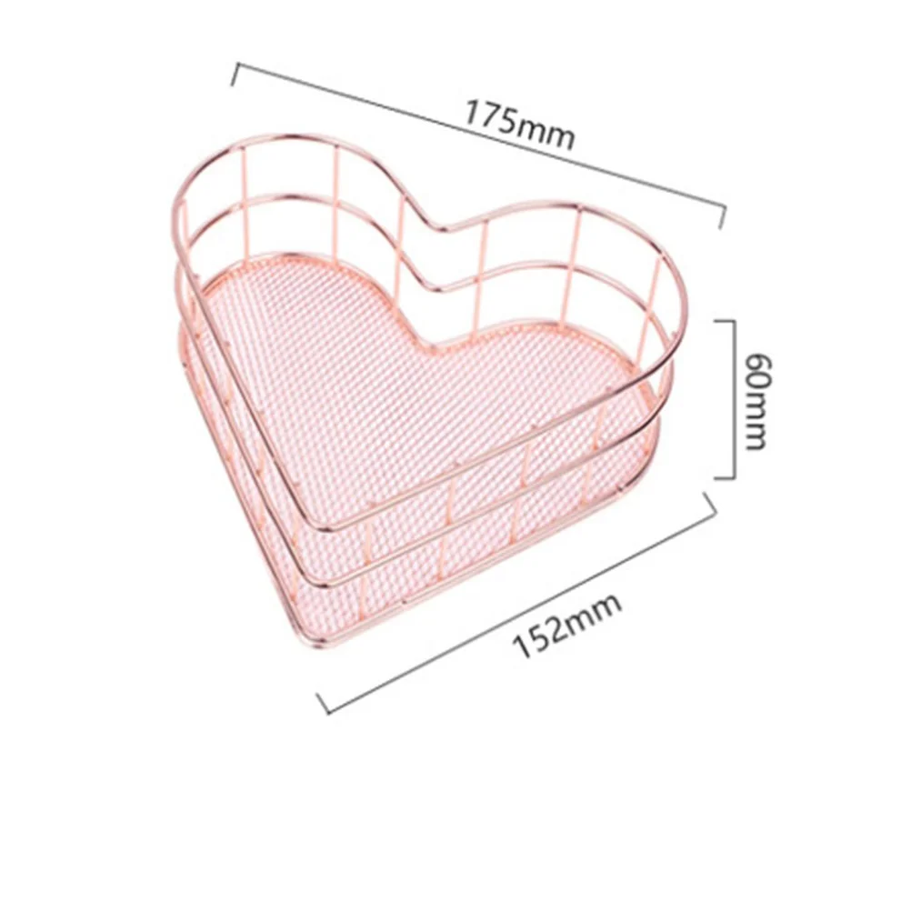 1 stuks Rose Gold moderne minimalistische metalen bestandsopslagmand gegalvaniseerde desktop organizer voor boekenbestanden kantoor school