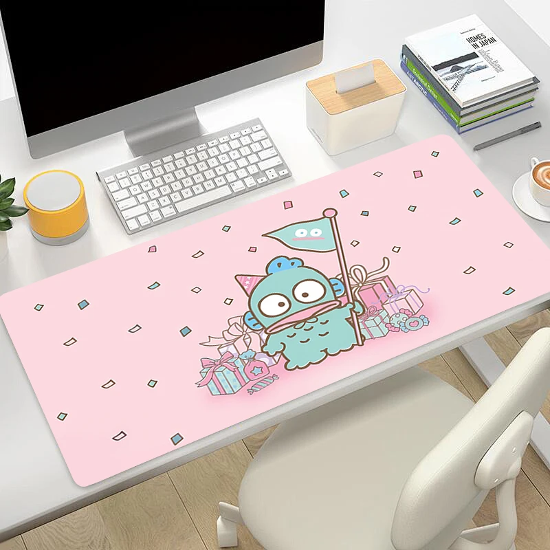 Home Mouse pad Sanrio Hangyodon large Gaming Desk Mat Computer Keyboard desk pad Mats Non-slip rubber Game accessories Kawaii