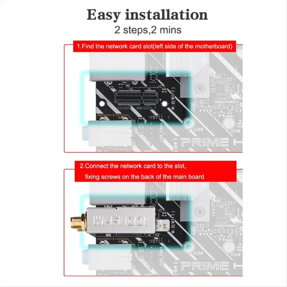 doyou Wireless WiFi Card WiFi Go WiFi6 BT5.0 2400Mbps Network Adapter Card AX201 2400M P9JB