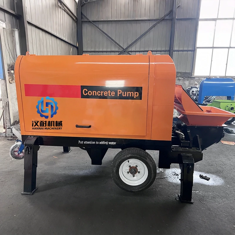 2025 low priceNew Mini Concrete Mixer Pump Machine Diesel Engine Portable Mobile Concrete Pumps Concrete Construction Mixer Pump