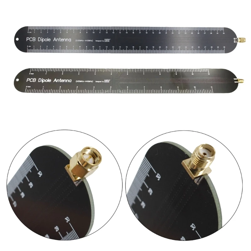 Antennes mâles/femelles antennes dipôles PDA435 Communication UHF 430-440 MHz antennes bande Amateur antennes règle