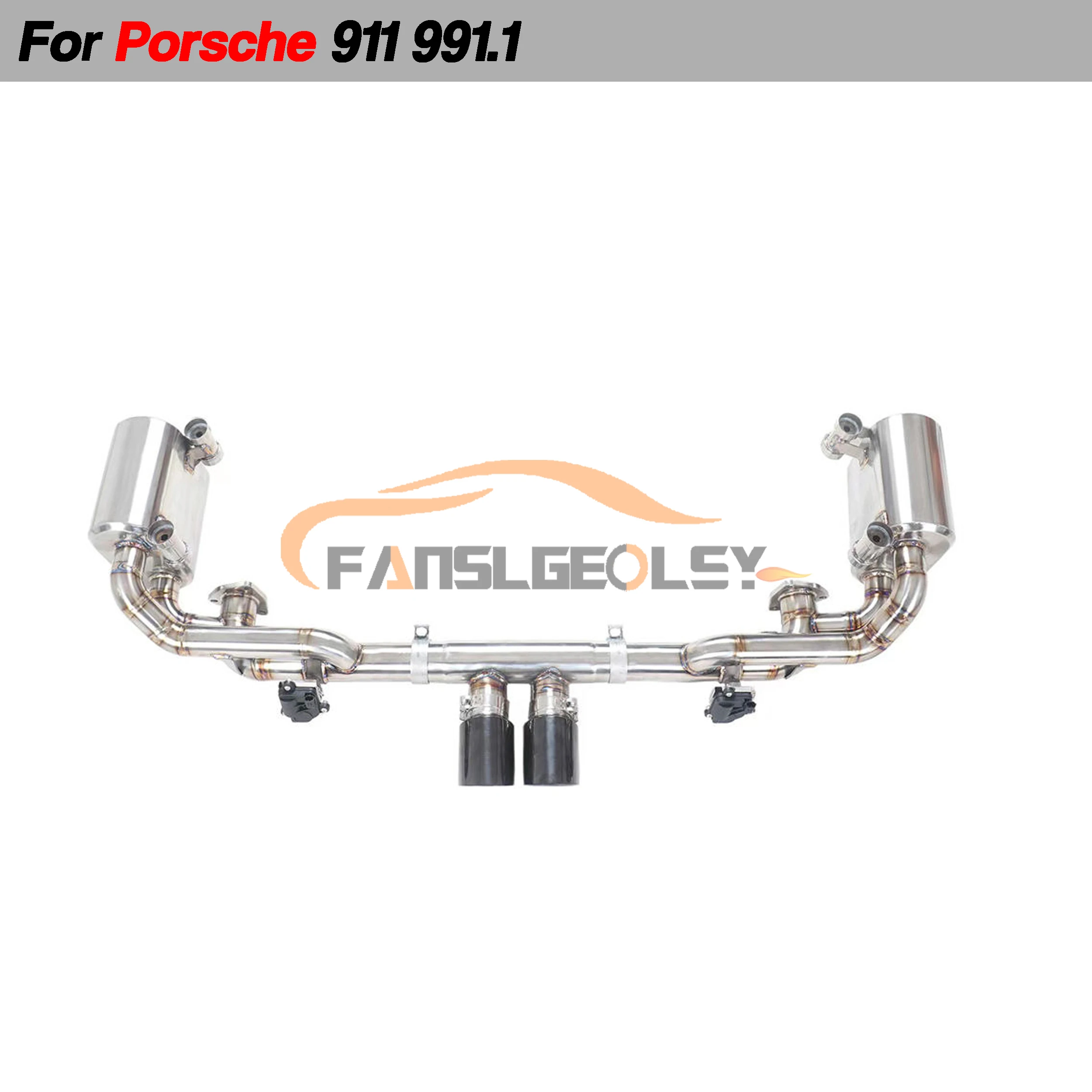 

For Porsche 911 991.1Upgrade GT3 Titanium Alloy Catback Performance Exhaust System Valve With Muffler Tuning exhaust assembly