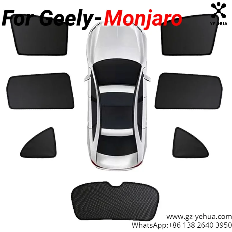 

Для GEELY Monjaro Manjaro Xingyue L KX11 2021 2023 специальные солнцезащитные занавески автомобильные запчасти аксессуары для автоинструментов