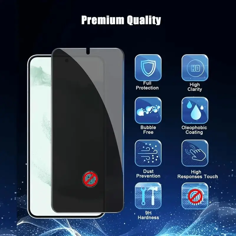 4 Stück Blickschutzfolie für iPhone 18 Pro Max 17 Air 16 15 14 13 12 11 XS Max XR 8 7 Plus SE Anti-Spy Panzerglas
