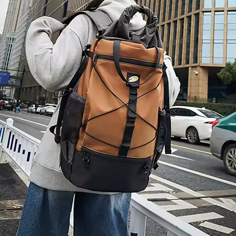 Outdoor Travel Backpack For Women Men Waterproof Streetwear Rucksack Large Capacity Laptop Computer Bookpack Sports Hiking Bags