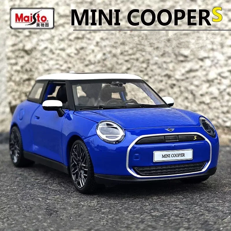 Maist 1:24 MINI COOPER SE Alloy Mini Car Model Diecast Metal Classic Car Vehicles Model Simulation Collection Childrens Toy Gift