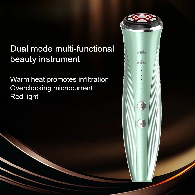 

Прибор для осветления кожи лица, фотонный омолаживающий массажер для глаз, вибрационный массажер с горячим компрессом, аппликатор для сыворотки для лица