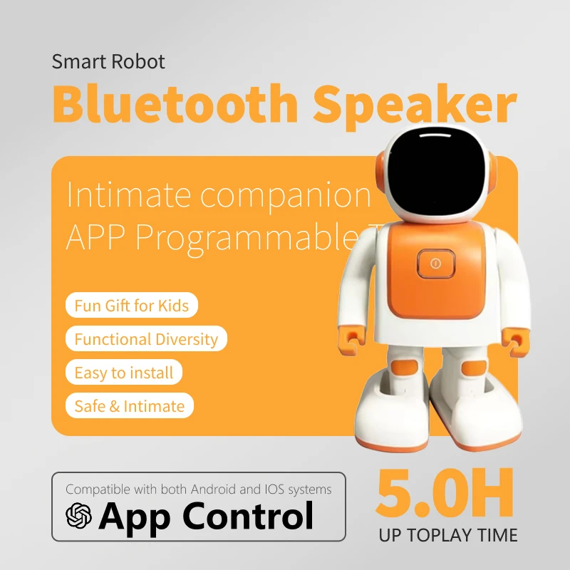 Intelligent Walking Dancing Robot Intelligent Astronaut Bluetooth Speaker Intelligent Programming Robot Adult and Child Compa