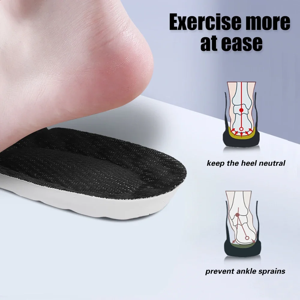 High Elastic Latex Insoles Soft Shoe Pads Arch Support Orthotic Insoles Breathable Deodorant Men Women Shock Absorption Cushion