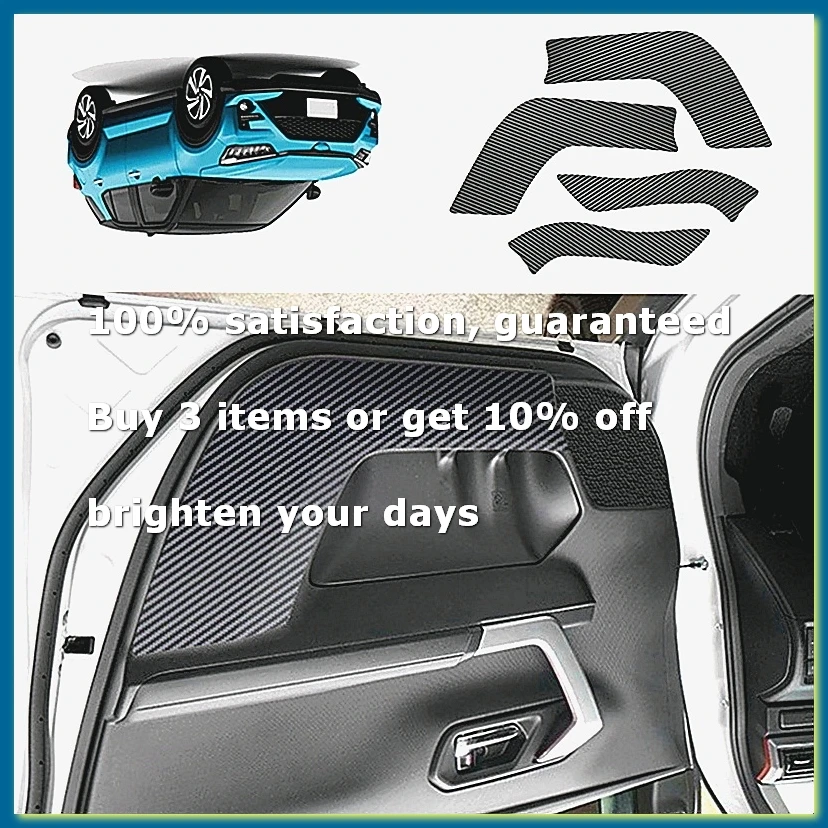 4Pcs Car Door Anti-Kick Mat Anti-Scratch Door Mat Car Door Anti-Kick Protective Cover for Raize 2020