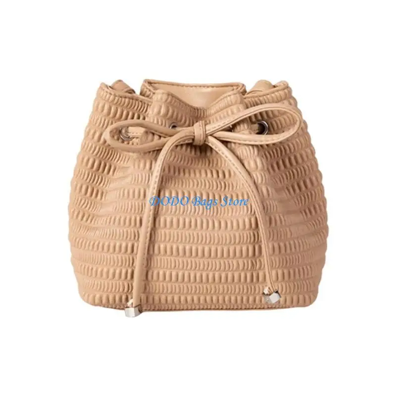 

Маленькая сумка через плечо на шнурке, кожаные сумки-мешки, сумки через плечо на шнурке, вечерняя сумка для покупок, свиданий