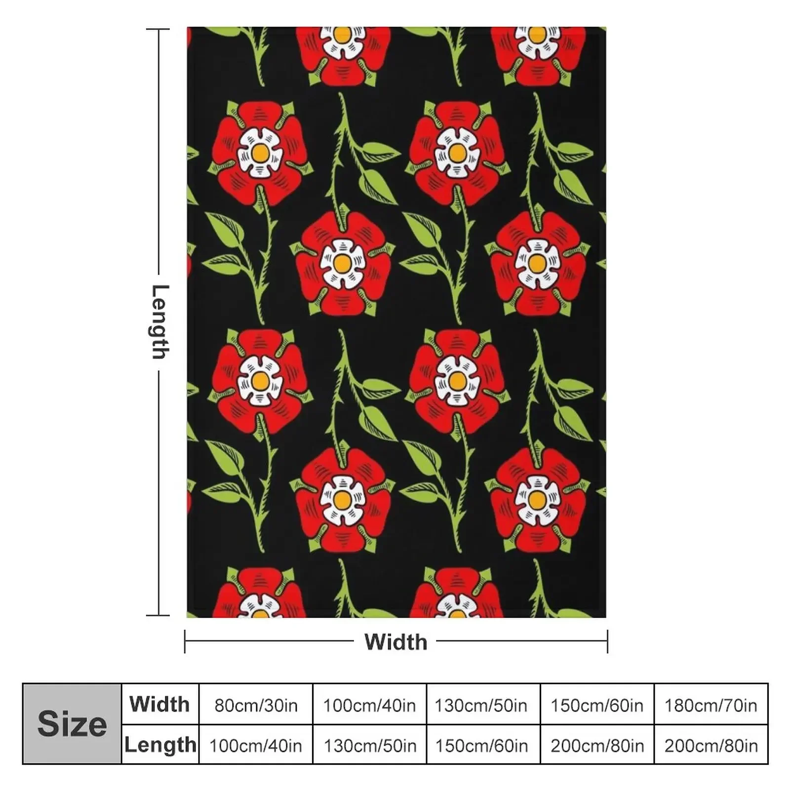 Tudor Rose Color Throw Blanket Summer halloween Bed covers Blankets