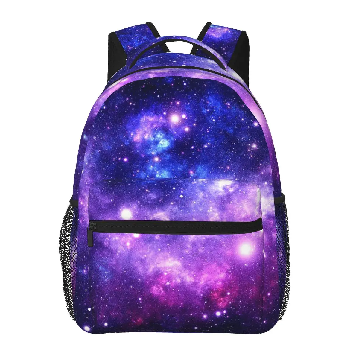 

Фиолетовый, синий, Galaxy Nebula, студенческий рюкзак, школьная сумка, походный дорожный рюкзак для мальчиков и девочек, модная сумка для книг, сумки на плечо
