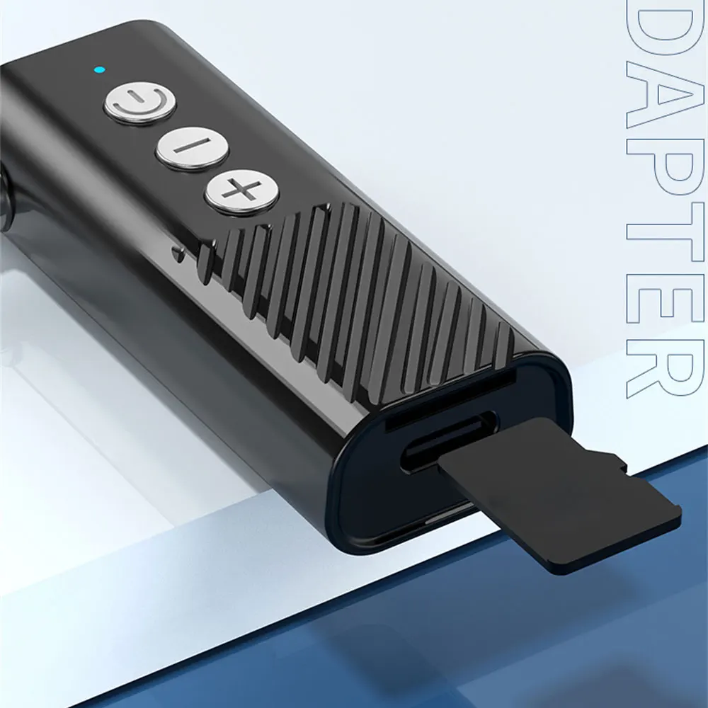 3in1 Adapter Ease Of Use Television 3.5mm Lossless Sound Quality Computer 5.3 Vehicle Audio Amplifier Computer Blueto