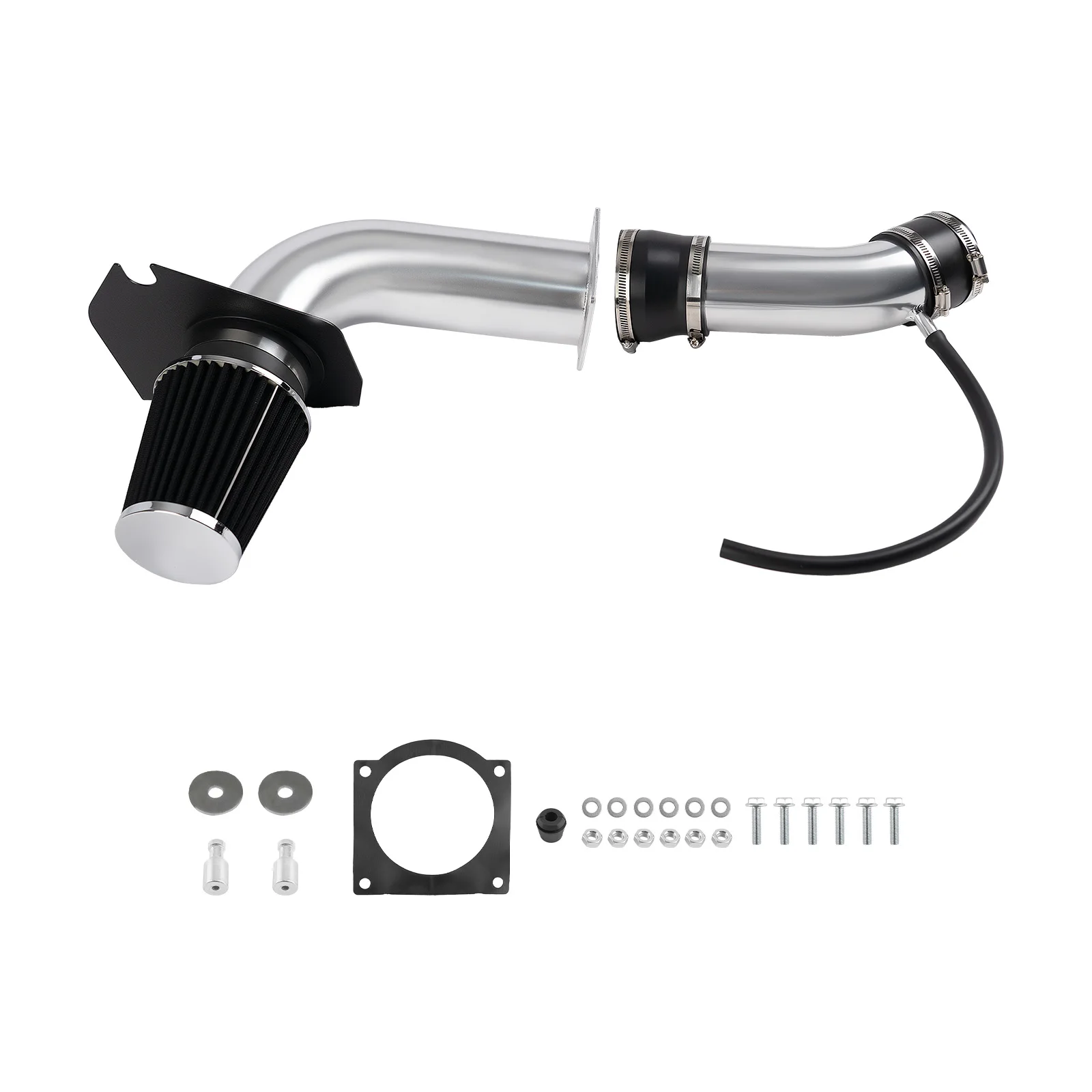 

Cold Air Intake System Kit +Air Filter for Ford Mustang 3.8L V6 1999-2004 Black