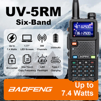 Baofeng UV-5RM Ham Radio10W Long Range Two Way Radio Multi-band Handheld Radio 999CH Wirless Copy Frequency Two Way Radio UV-5R
