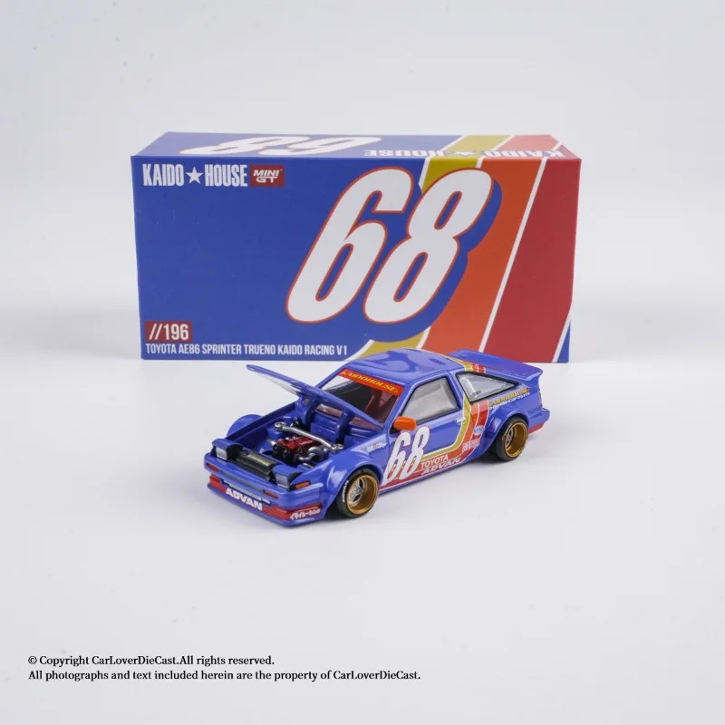 Diecast Kaido House MINIGT 1:64 Scale Toyota AE86 Alloy Car Model