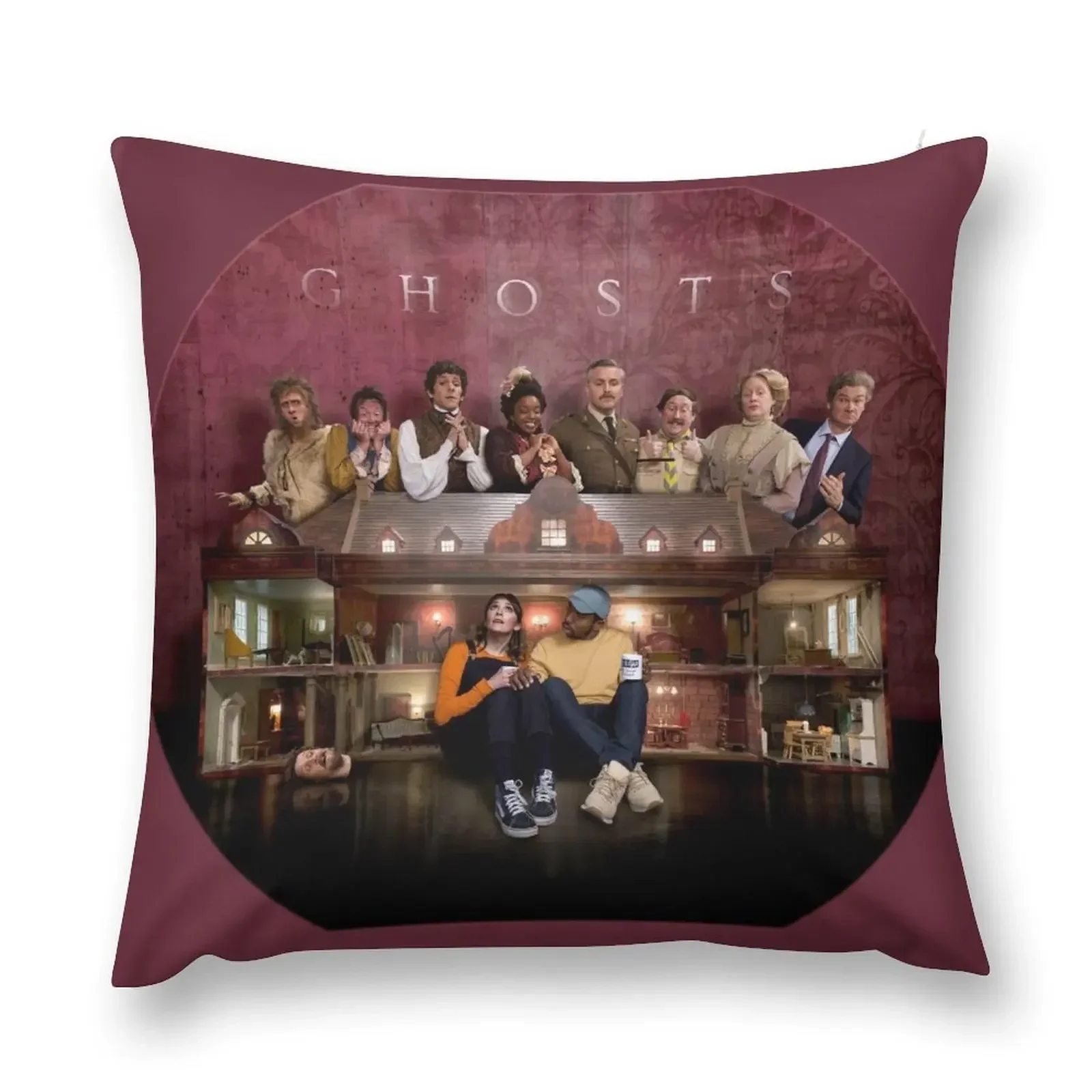 

The cast of ghosts Throw Pillow Sofas Covers Couch Pillows Sofa Cushions Covers pillow