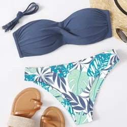 Conjunto de biquíni brasileiro feminino push-up, maiôs sexy, moda praia, fatos de banho, banhista de piscina, 2022