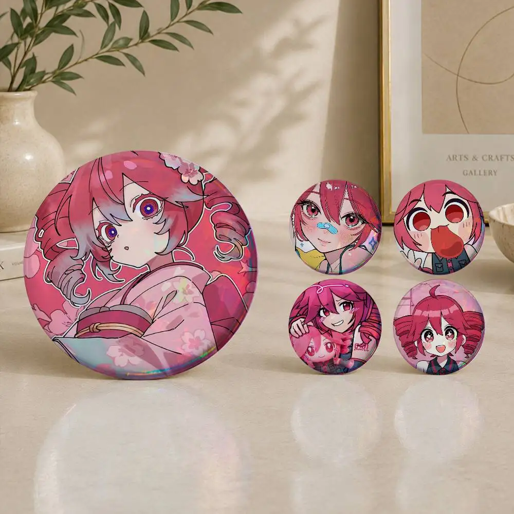 

K-Kasane Cute T-Teto Brooches Cartoon Badge Pins Backpack Hat Accessories Friend Gift