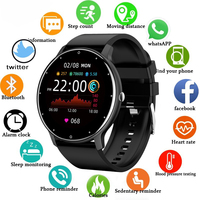 Fashion Men's Smart Watch Full Touch Screen Sports Fitness Tracker IP68 Waterproof Bluetooth Smartwatch for Men Women Smartphone