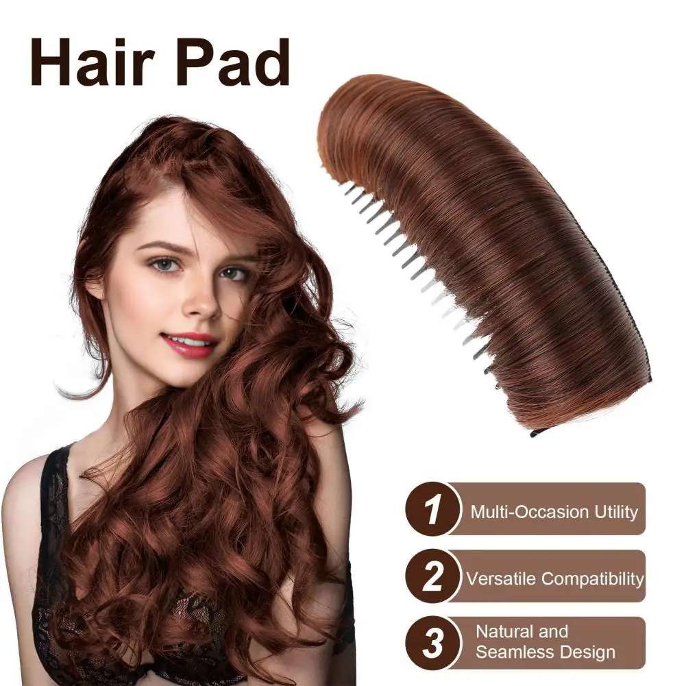 

3 Pcs 12cm Invisible Hair Pad Natural Hair Base Bump Clip Styling Insert Tool For Volume Fluffy DIY Heighten Hair Wig Accessory