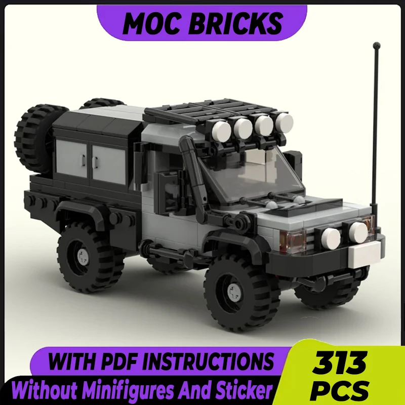 City Vehicle Model Moc Building Bricks Expeditions Nomad Car Technology Modular Blocks Gifts Christmas Toys DIY Sets Assembly