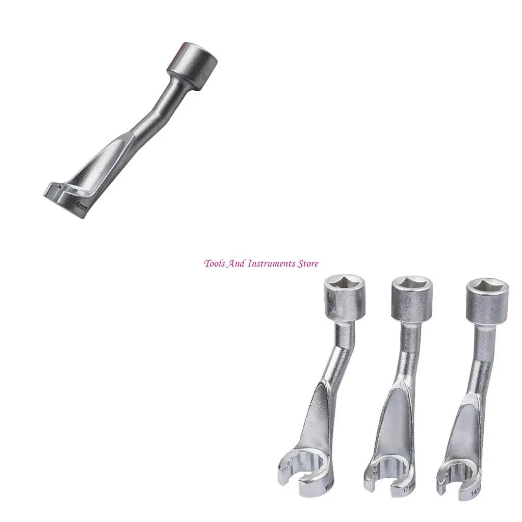 

14mm/17mm/19mm Automotive Injector Wrench Spanner for Repair Shops Home Garages C7AC