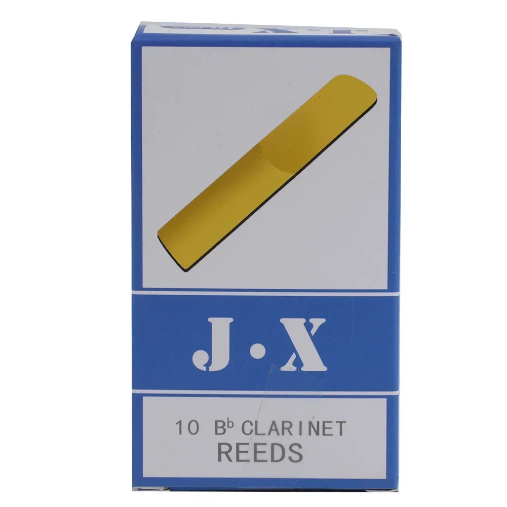 Saxofone Reeds para Iniciantes e Iniciantes, Sax, Alto, Soprano, Tenor, Sax, Clarinete, Reed, Estudantes, Peças, Acessórios, Força 2,5, 10Pcs