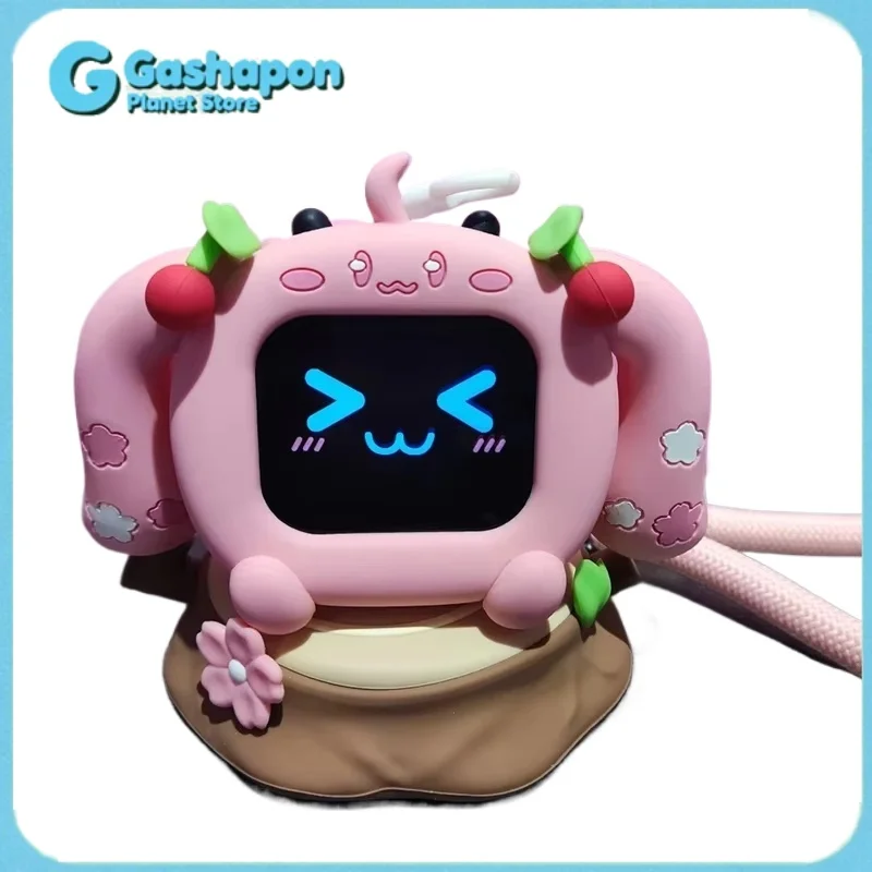 

Hatsune Miku Bilibili TWS Bluetooth Earphones LCD Touch Screen Cube Face Interactive Display Gift Box Birthday Present