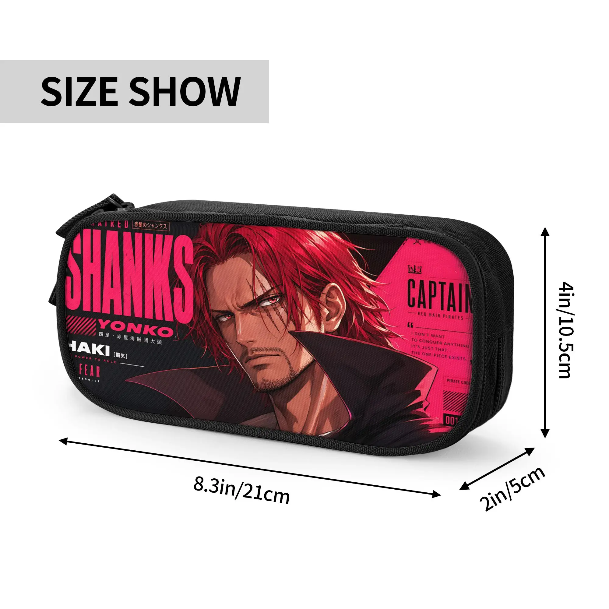 Custom Anime One piece Theme Large Capacity Bags for Child SHANKS Handheld Study Bag for Boys Gilrs Kids