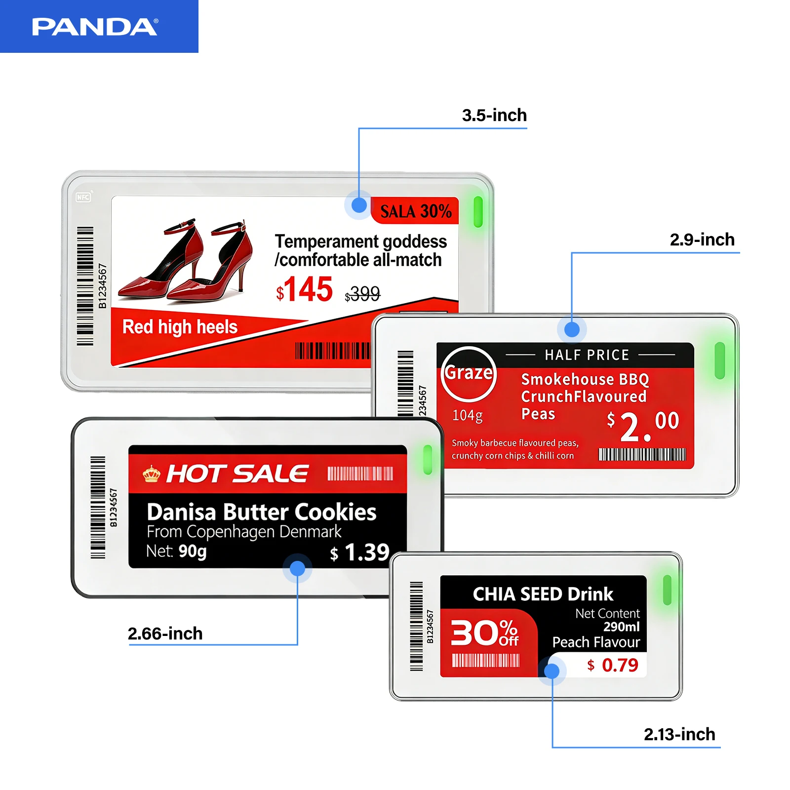 PANDA 10pcs 2.1 