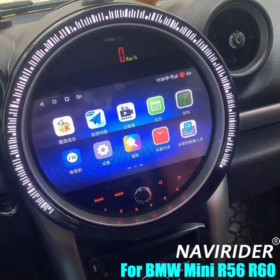 

9" Android Screen For BMW Mini R56 R60 2007-2014 Stereo Wireless Carplay 2din Car Radio Navigation GPS WIFI 4G Bluetooth Video