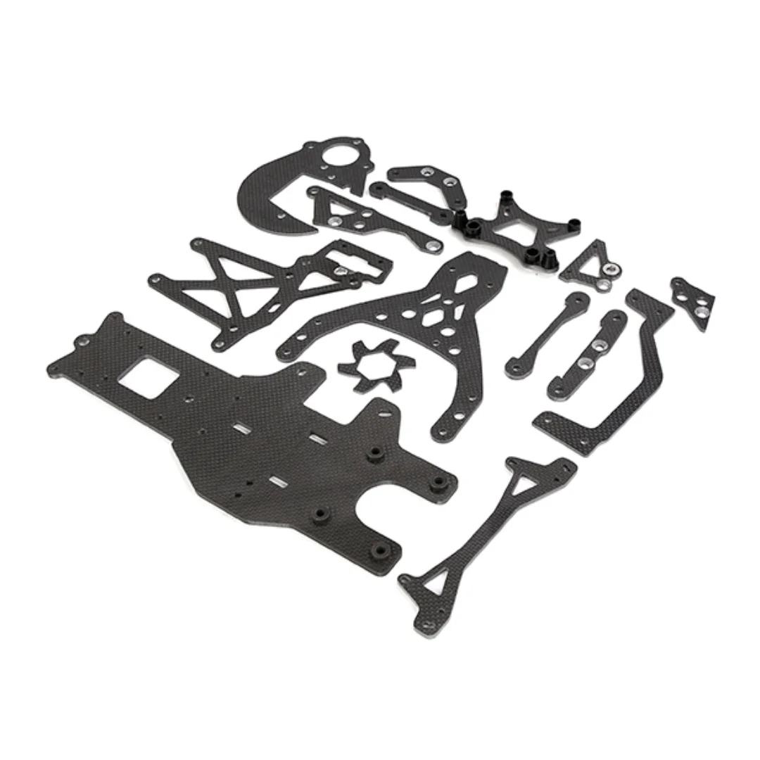 Kit de peças atualizadas do chassi da torre de choque de fibra de carbono para HPI Baja 5B 5T 5SC