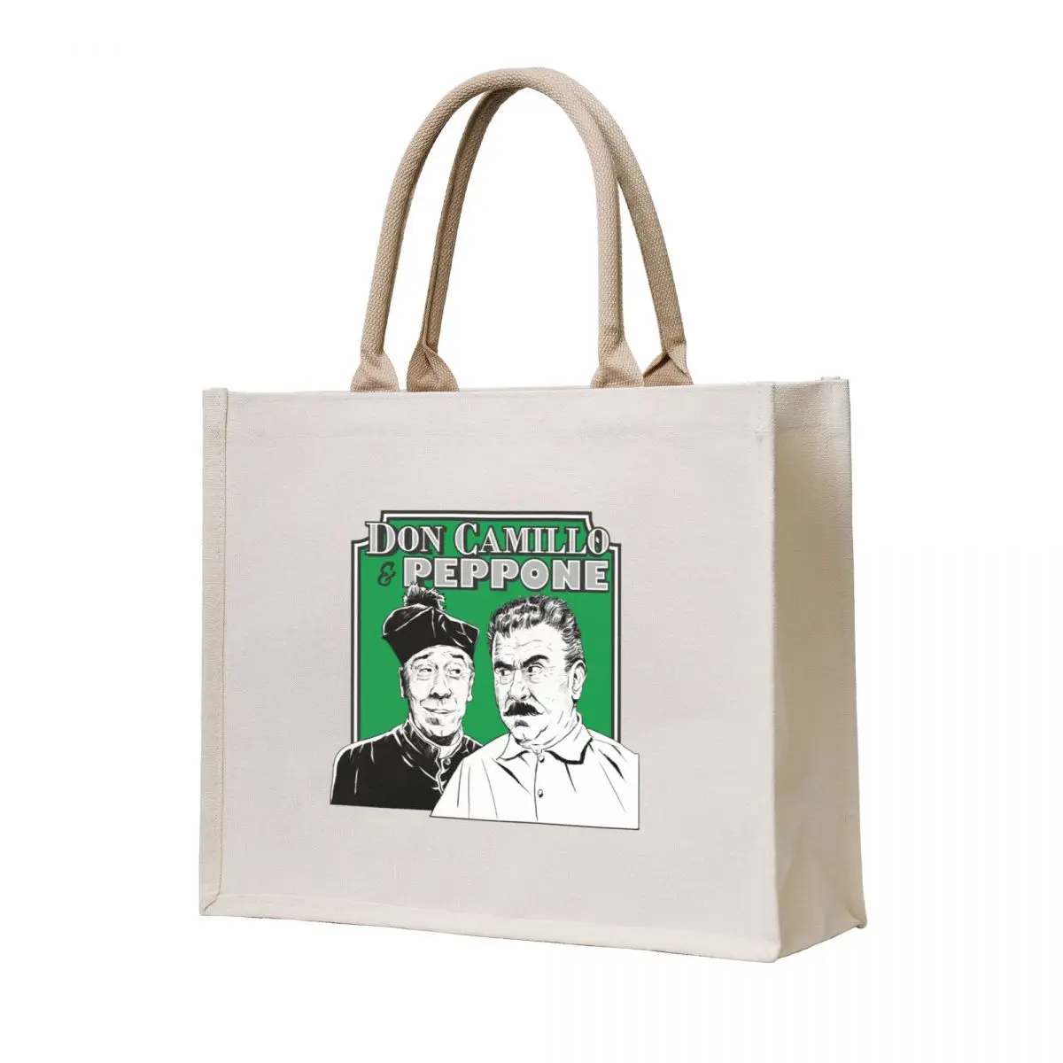 

Don Camillo & Peppone - Green Tote Bag canvas bags tote bag canvas Lady bags Women bags