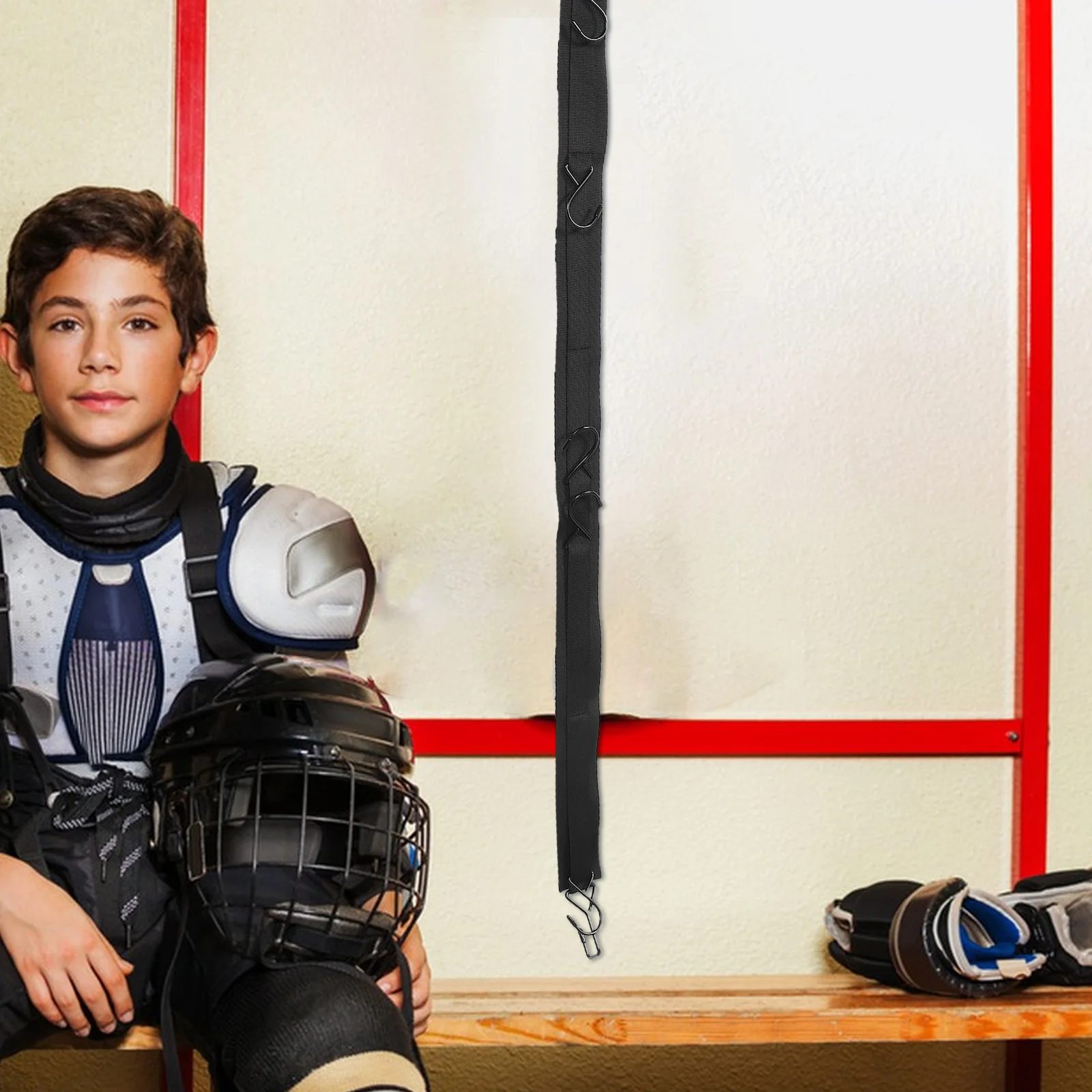 

Portable Hockey Gear Drying Rack Heavy Duty Organizer for Indoor Outdoor Ice Hockey Soccer Fishing Camping Gear