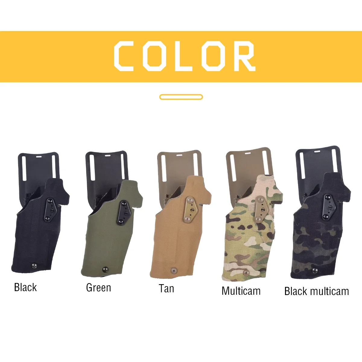 Airsoft Tactical Pistol Case for Glock 17/Gen4 19 Compatible with X300 X300U Flashlight Handgun Holster with Thigh Strap Hunting