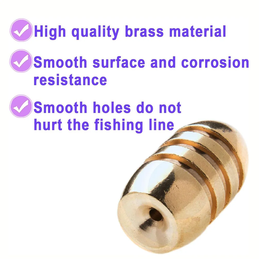 Plomos Cobre Lubina Superficie Lisa – Menor Resistencia en Pesca - imagen 5
