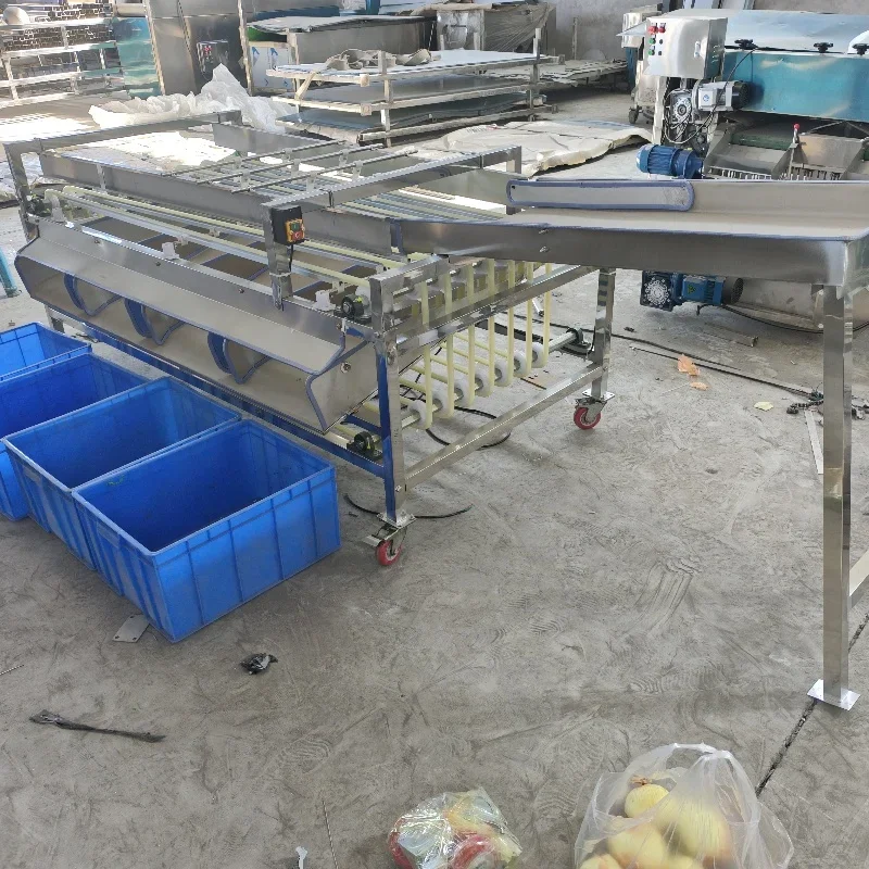 Blueberry Size Sorter Grader Fruit Cherry Tomato Sorting Machine Apple Citrus Onion Selector Fruit Grading Machine