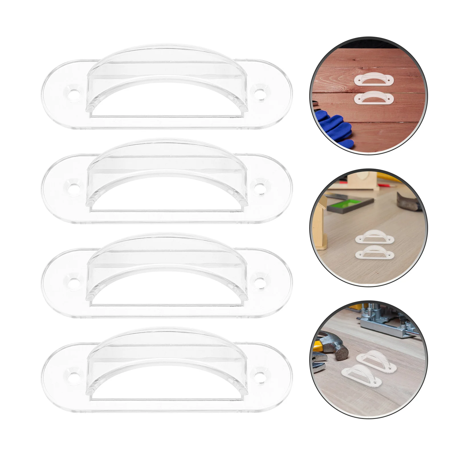

4Pcs Childproof Light Switch Cover Transparent Wall Protector Plate Babyproof Electrical Switch Guard Toggle Lock
