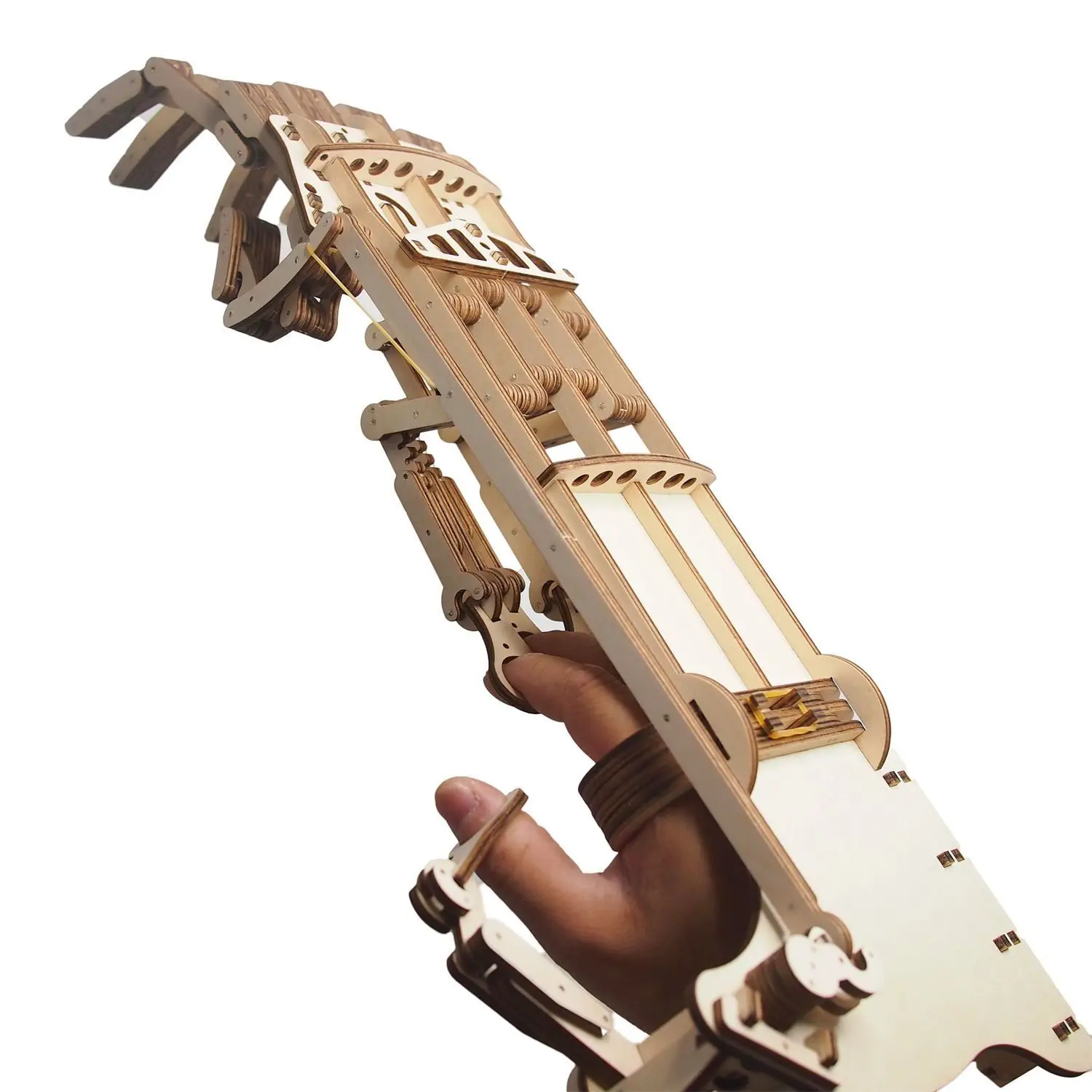 DIY 3D Holz Montage Terminator Manipulator Holz mechanische Übertragung Spielzeug Geburtstagsgeschenk kreative Kinder
