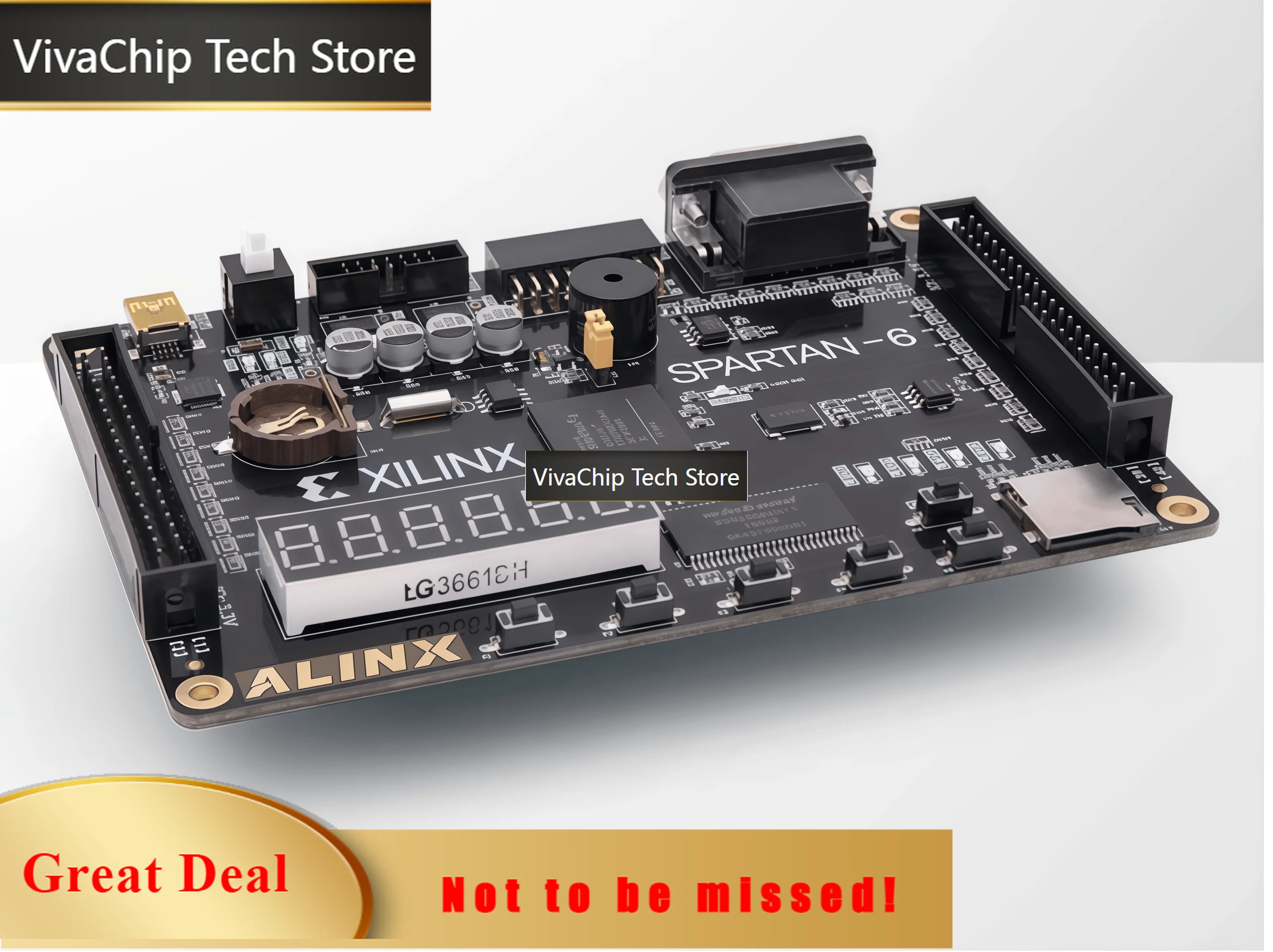 VivaCTXilinx Spartan-6 Fpga Development Board Ax309 Learning Board Spartan6 Xc6slx9 Student Board