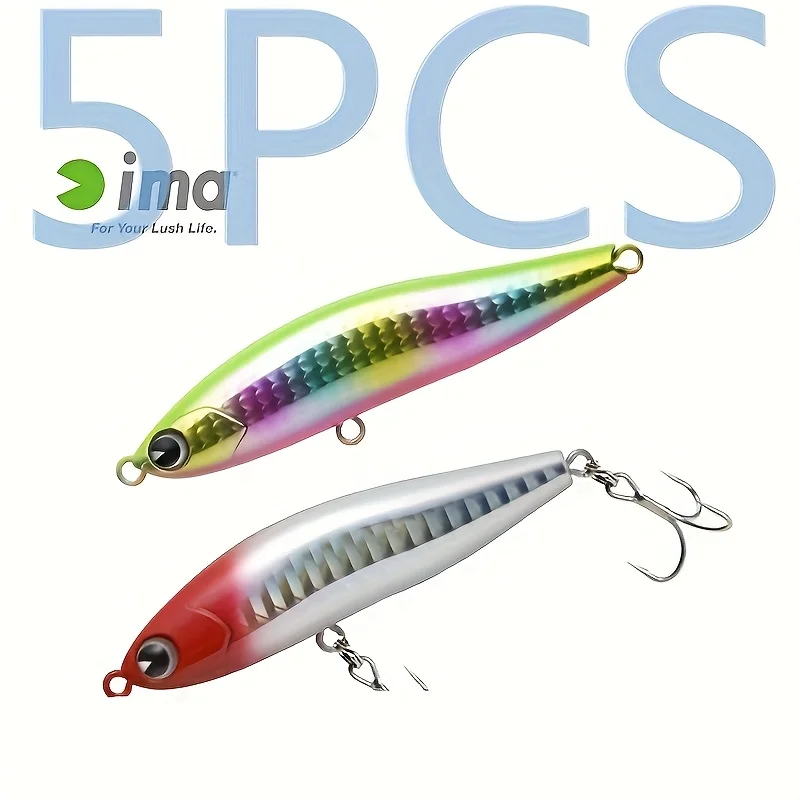 

LURETV Japan ima same style pencil long throw mouth bream sea bass lure fake bait 9089