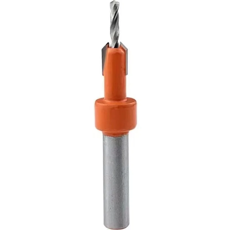 DT16 5PCS Countersink Drill Bit Set High-Speed Steel, 10mm Shank for Woodworking Screw Hole Drilling and Demolition