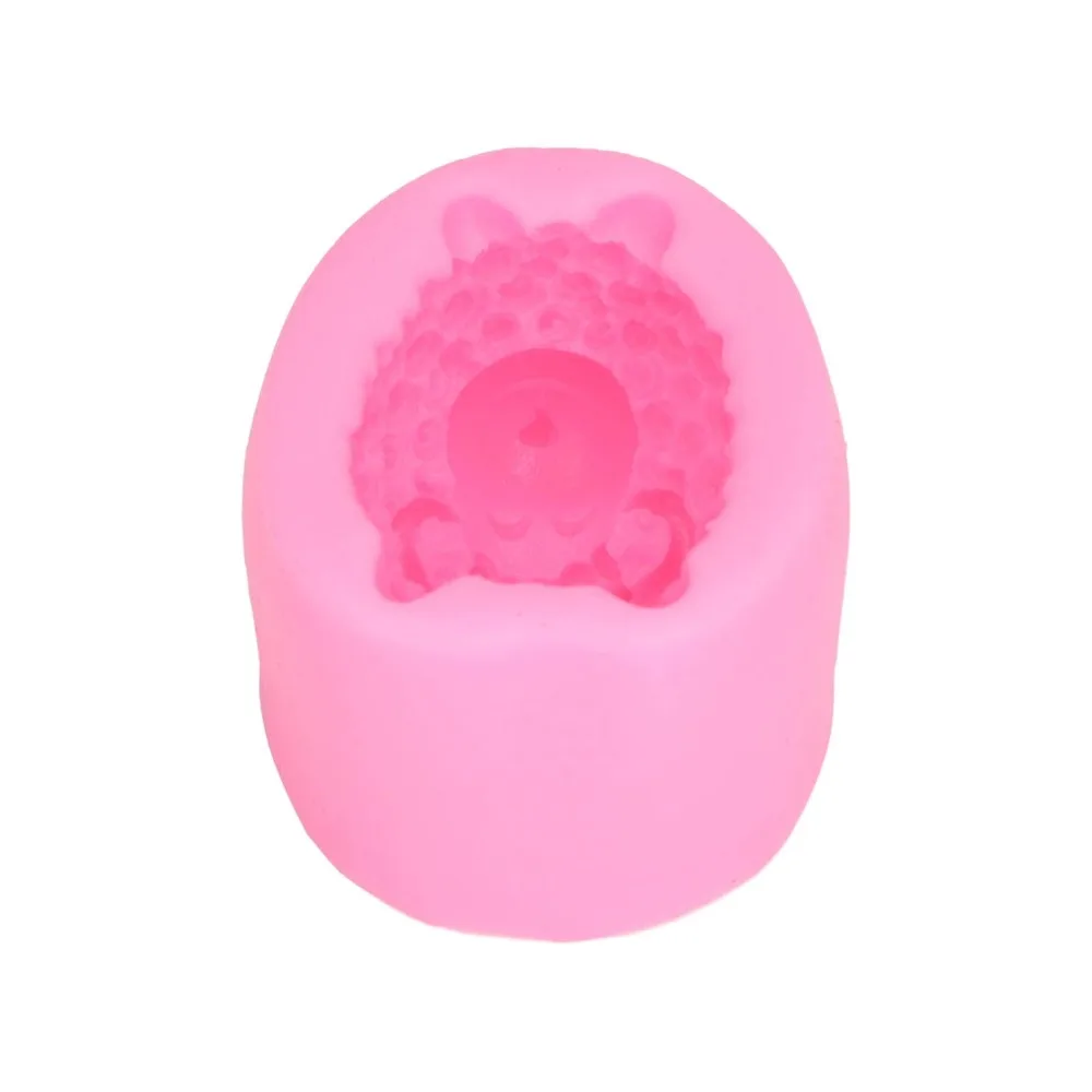 Three Dimensional Silicone Mold DIY Hand Made Pink Sheep Shape Mold Fondant Mold 8.5 x 6.8 x 5cm Cake Mold Baking Decorations