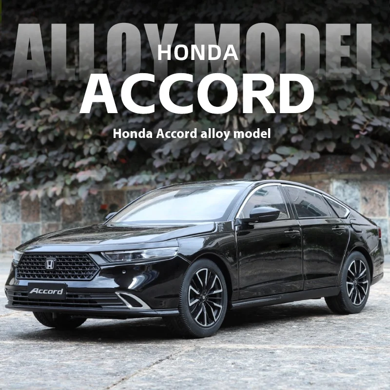 

1/18 Large Honda Accord Alloy Car Model, Children's Toy Car With Sound And Light, Living Room Ornaments For Boys' Gifts