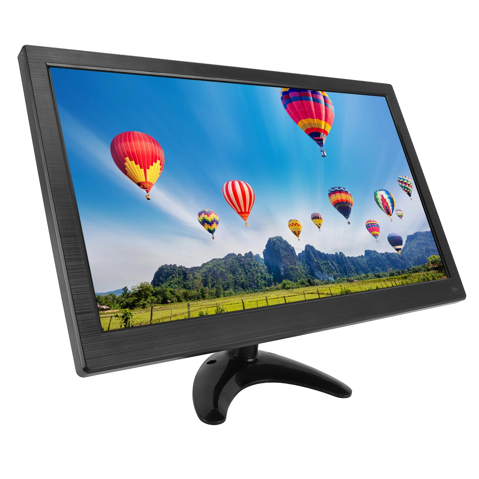 شاشة خارجية 15.6 بوصة مع مكبر صوت 1920x1080 BNC AV VGA HD واجهة الوسائط المتعددة USB شاشة عرض خارجية لتلفزيون الكمبيوتر RasPi