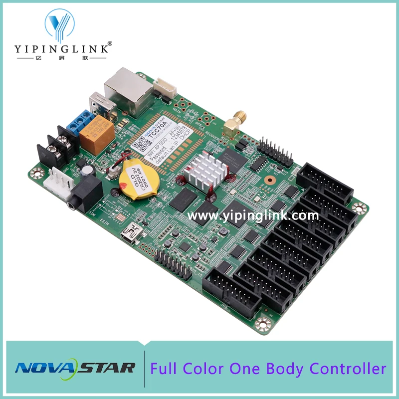 Novastar-マルチメディアプレーヤーtcc70a,4コア,1.2 ghzプロセッサー,ハブ,会社会議用の75eコネクタ,LEDディスプレイ