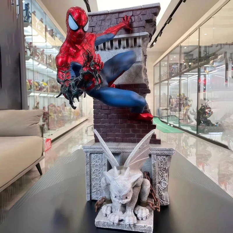 29cm-spider-man-the-amazing-gk-model-statue-figure-trendy-toy-scene-peripheral-desktop-decoration-birthday-gift