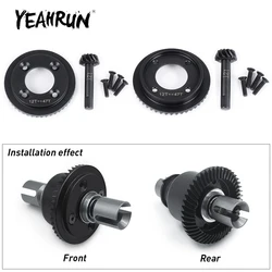 YEAHRUN Steel 47T + 12T ingranaggio differenziale anteriore posteriore per 1/8 8IGHT-T 4 x4 Nitro Truggy RTR RC Buggy Car Truck Model Upgrade Parts